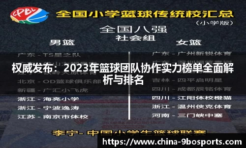 权威发布:2023年篮球团队协作实力榜单全面解析与排名